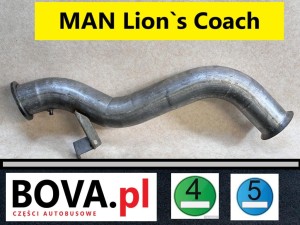 Rura układu wydechowego MAN Lions Coach, EURO 4, EURO 5, prod. od 2009 roku
