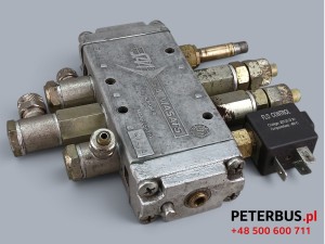 Elektrozawór otwierania drzwi VAN HOOL - EOS Masats 2129A + dwie cewki FLO CONTROL 22120 D 24