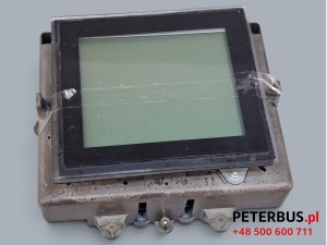 Wyświetlacza LCD pulpitu autobusu, 1366.11010101, MAN Lions lub JELCZ M121, GWARANCJA 100% sprawności, wgrany program JELCZ, wyświetlacz czytelny, sprawny, 24V, wersja 2.0, DMUX42-M