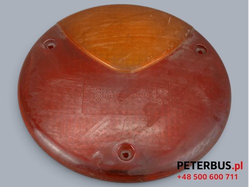 13827, Klosz lampy tylnej BOVA Futura EURO 4, TEMSA Opalin 9, z kierunkowskazem, średnica 12 cm, mocowany na 3 śruby, HELLA nr 9803, klosz łączony (4).jpg