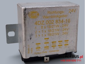 Przekaźnik kierunkowskazów HELLA 4DZ 002 834-16, 24V