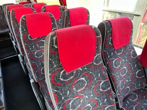 Komplet NOWYCH zagłówków autobusowych IRISBUS ILIADE, 50 sztuk