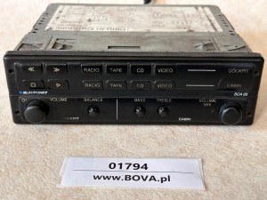 Panel sterowania nagłośnieniem BLAUPUNKT BCA 05, Cockpit, Cabin, radio, kaseta, CD, VIDEO