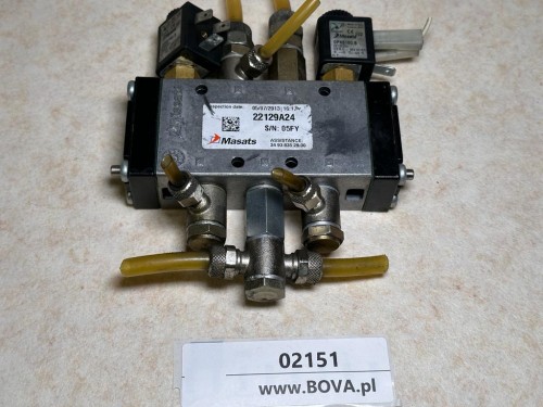 02151, Elektrozawór otwierania drzwi SCANIA IRIZAR Masats 22129A24 + dwie cewki OPXS160 B (9).jpg