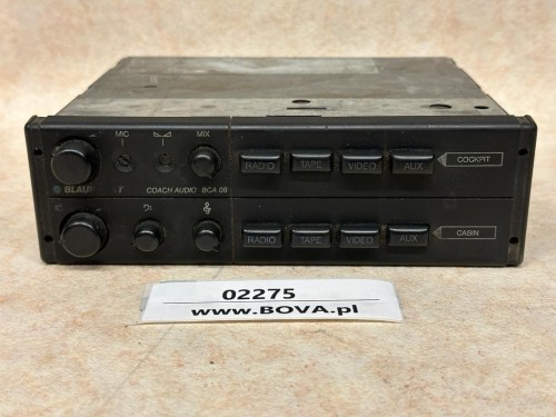 02275a, Wzmacniacz autobusowy  BLAUPUNKT BCA 08, nr 7 607 804 010, panel sterownia RADIO, kaseta, CD, video  (1).jpeg