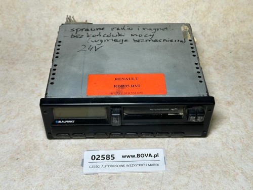 02585, Radio autobusowe BLAUPUNKT, odtwarzacz kaset, nr 60 0713 0103, RV 7 607 005 015, RENAULT RDR RV1 (8).jpeg
