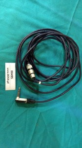 Kabel, przewód mikrofonu autobusowego, długość 4,5 metra,  JACK + 3 PIN