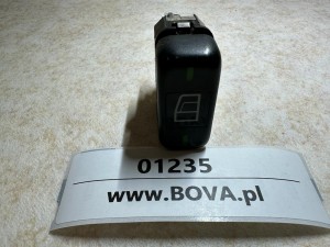 Klawisz, włącznik, przycisk pulpitu autobusu, Mercedes nr 1459.24V, 002 545 276 07, Otwieranie szyby bocznej kierowcy