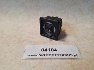 Pokrętło elektrycznego sterowania lusterkami zewnętrznymi w autobusie BOVA FHD, FLD, EURO 3, brak uchwytu pokrętła 