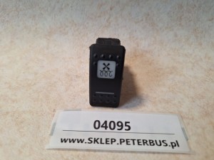 Przycisk BOVA Futura, FLD EURO 3, z symbolem spirali, włącznik podgrzewanie 