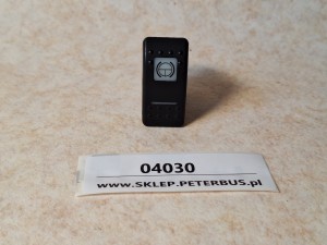 Przycisk, klawisz deski rozdzielczej BOVA Futura EURO 3,  TELMA - RETARDER, hamulec dodatkowy