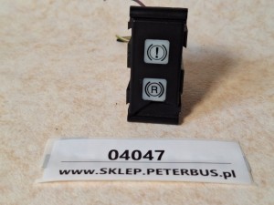 Kontrolna świetlna pulpitu BOVA EURO 3, FHD, FLD, hamulce, symbol wykrzyknik, symbol, litera R
