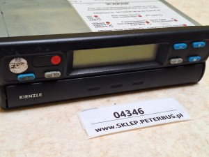 Tachograf analogowy KIENZLE (szuflada) 24V, 1324.501015120001, 125 km/h