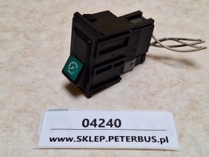 Przycisk, klawisz, włącznik nr 443459044800 z symbolem zegara deski rozdzielczej