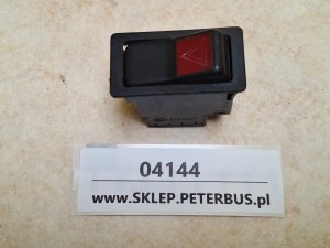 Klawisz, włącznik, przycisk świateł awaryjnych autobusu HELLA 4570-4