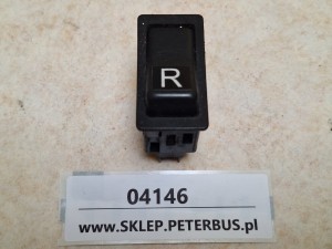 Przycisk, klawisz deski rozdzielczej nr 4570-12, z symbolem R