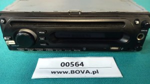 Wzmacniacz autobusowy CC IMPET C 50Wx4, SCANIA IRIZAR, wejście na mikrofon, SD, USB, CD, AUX