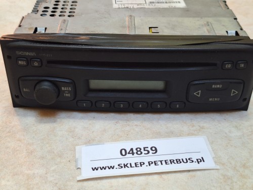 04859, Radio Scania AUS-211, odtwarzacz CD, nr M061852, SCANIA nr 1549266 (8).jpeg