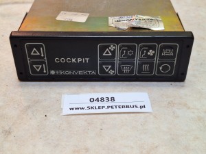 Panel sterowania klimatyzacją KONVEKTA COCKPIT