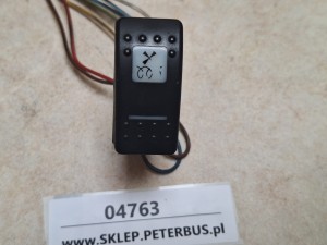 Klawisz, włącznik, przycisk BOVA FHD, FLD, EURO 3, włącznik klimatyzacji i ogrzewania