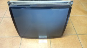 Monitor autobusu SCANIA IRIZAR CENTURY, podwieszany, pod zabudowę, szklany ekran, EURO 3