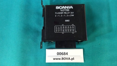 00684, Sterownik, przekaźnik, przerywacz kierunkowskazów SCANIA 1401789, autobus IRIZAR Century  (1).jpeg