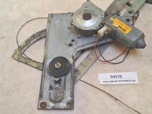 Mechanizm i silniczek podnoszenia i opuszczania szyby bocznej kierowcy autobusu, BOSCH BROSE 680-126074, BOVA FHD, FLD EURO 3 