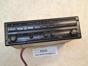 Wzmacniacz autobusowy  BLAUPUNKT BCA 05, nr 7 607 005 200 1, panel sterownia RADIO, kaseta, CD, video 