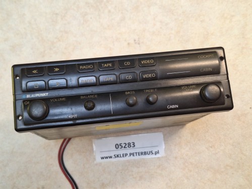 05283, Wzmacniacz autobusowy  BLAUPUNKT BCA 05, nr 7 607 005 200 1, panel sterownia RADIO, kaseta, CD, video  (1).jpg