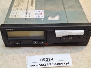 Tachograf cyfrowy RENAULT, VDO 1381.1052300008 A, nr 7421089721,  24 V 