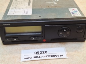 Tachograf cyfrowy RENAULT, VDO 1381.1052300008 A, nr 7421089721,  24 V 