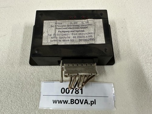 00781, Sterownik MAN A20, NU 313 sygnalizacji zużycia klocków hamulcowych, MAN numer 88 (2).jpeg