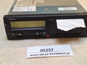 Tachograf cyfrowy RENAULT, VDO 1381.1052300004 A, nr 7420878245,  24 V 