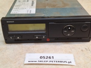 Tachograf cyfrowy RENAULT, VDO 1381.105230005 A, nr 7420878249,  24 V 