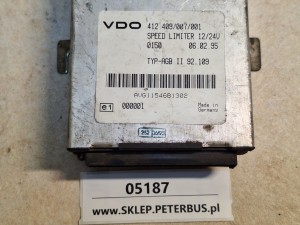 Ogranicznik prędkości VDO 412.409/007/001, sterownik TYP-AGB II 92.109, speed limiter 12/24V 