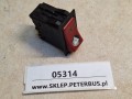 05314, Klawisz, włącznik świateł awaryjnych, DAV nr 24 602, czerwony klawisz z symbolem trójkąta (2).jpg