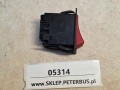 05314, Klawisz, włącznik świateł awaryjnych, DAV nr 24 602, czerwony klawisz z symbolem trójkąta (3).jpg