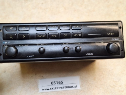 05165, Wzmacniacz autobusowy  BLAUPUNKT BCA 05, nr 7 607 005 200 5, panel sterownia RADIO, kaseta, CD, video  (6).jpg