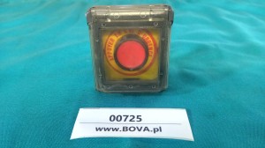 Guzik bezpieczeństwa, awaryjny, pneumatyczny, z klapką zabezpieczającą SCANIA IRIZAR EURO 3