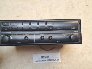 Wzmacniacz autobusowy  BLAUPUNKT BCA 05, nr 7 607 005 200 5, panel sterownia RADIO, kaseta, CD, video 