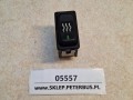 05557, Przycisk, klawisz, włącznik deski rozdzielczej MERCEDES O550 Integro, nr  611 540 00 66, ogrzewanie, nawiew (3).jpg
