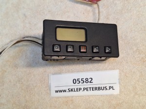Sterownik, panel sterowania ogrzewaniem postojowym WEBASTO nr 8EU 007 6296-03, MERCEDES O550 Integro