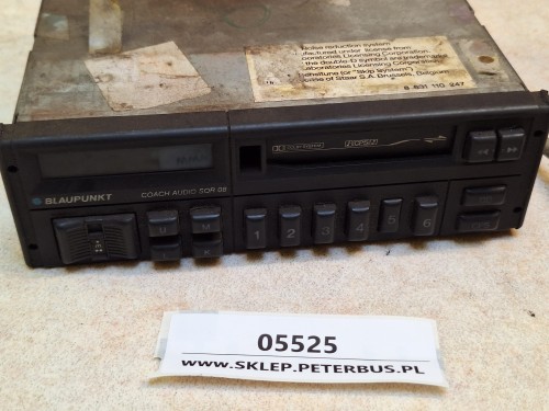 05525, Radio BLAUPUNKT Coach Audio SQR 08, nr 7 607 802 010 (4).jpg