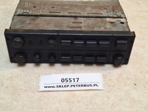 Wzmacniacz autobusowy  BLAUPUNKT BCA 08 TA, nr 7 607 803 010, panel sterownia RADIO, kaseta, AUX, video, SCANIA IRIZAR 