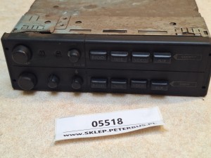 Wzmacniacz autobusowy  BLAUPUNKT BCA 08 TA, nr 7 607 803 010, panel sterownia RADIO, kaseta, AUX, video, SCANIA IRIZAR 