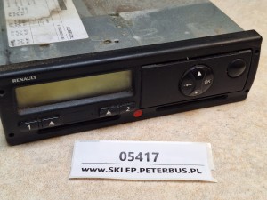 Tachograf cyfrowy RENAULT, VDO1381.1052300008, 24 V