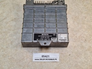 Sterownik automatycznej skrzyni biegów BOSCH numer 0 260 001 009, ZF 0 501 206 727,  silnik MAN D2865LUH09, ZF nr 6009056390, EST-18E, skrzynia biegów 5 HP 500  
