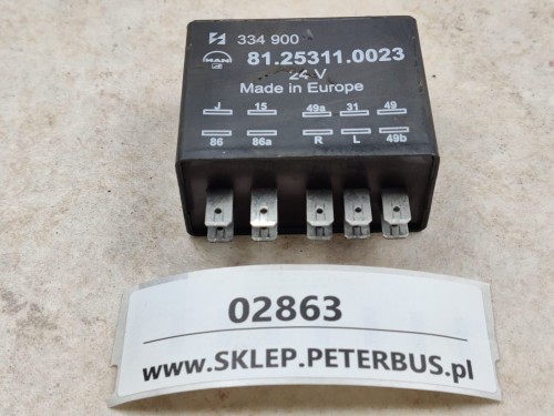 02863, Przekaźnik kierunkowskazów MAN nr 81.25311.0023, przerywacz (4).jpeg