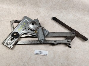 Mechanizm i silniczek podnoszenia i opuszczania szyby bocznej kierowcy autobusu, BOSCH BROSE 680-24636-0, BOVA FHD, FLD EURO 3, FFE 24V, nr 0 130 821 040