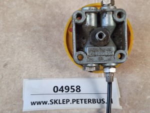 Zawór otwierania, zamykania drzwi, Knorr-Bremse 0 484 351 012, SCANIA, czerwone pokrętło